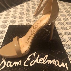Sam Edelman Arielle Nude Patent heels size 10m